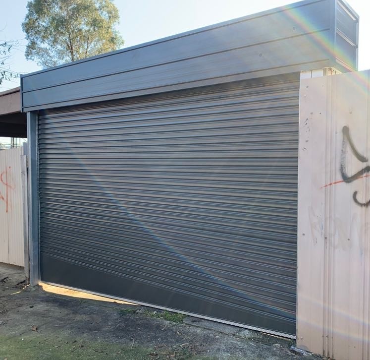 Taurean Roller Door, Colorbond Woodland Grey with Taper