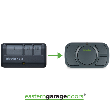 E943M Merlin 3 Button Remote Control *Discontinued Product*. Replacement Product - E964M Merlin Four Button
