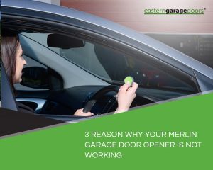 merlin garage door opener not working